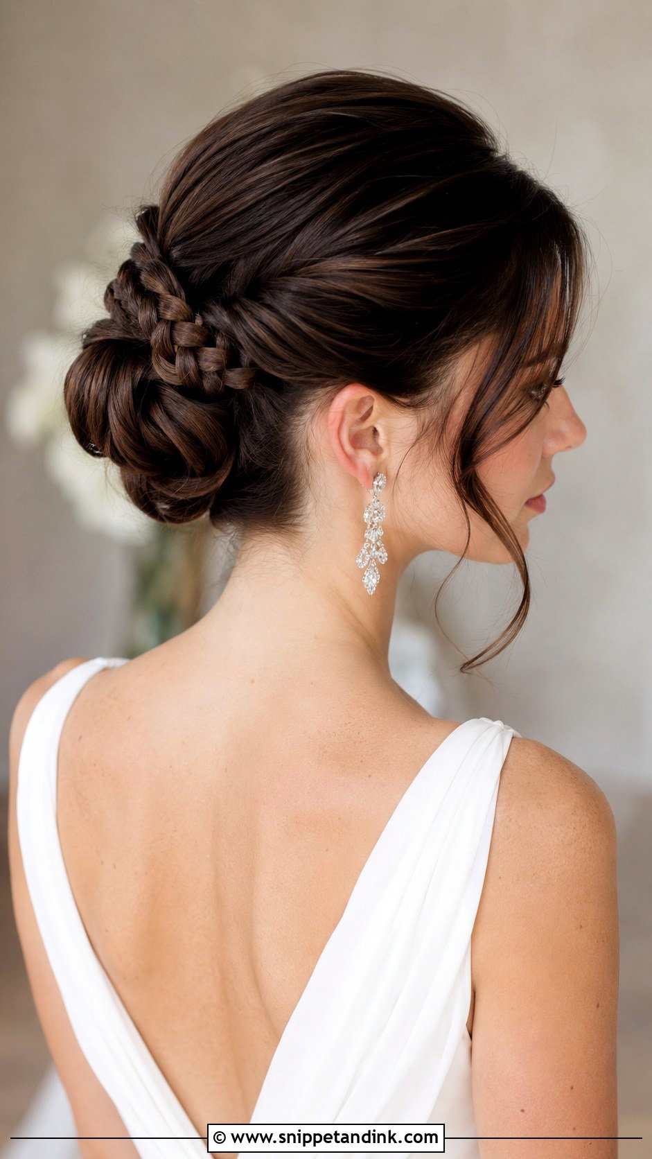 Braided Chignon for Brides - Snippet and Ink - 20 Wedding Hair with Braids