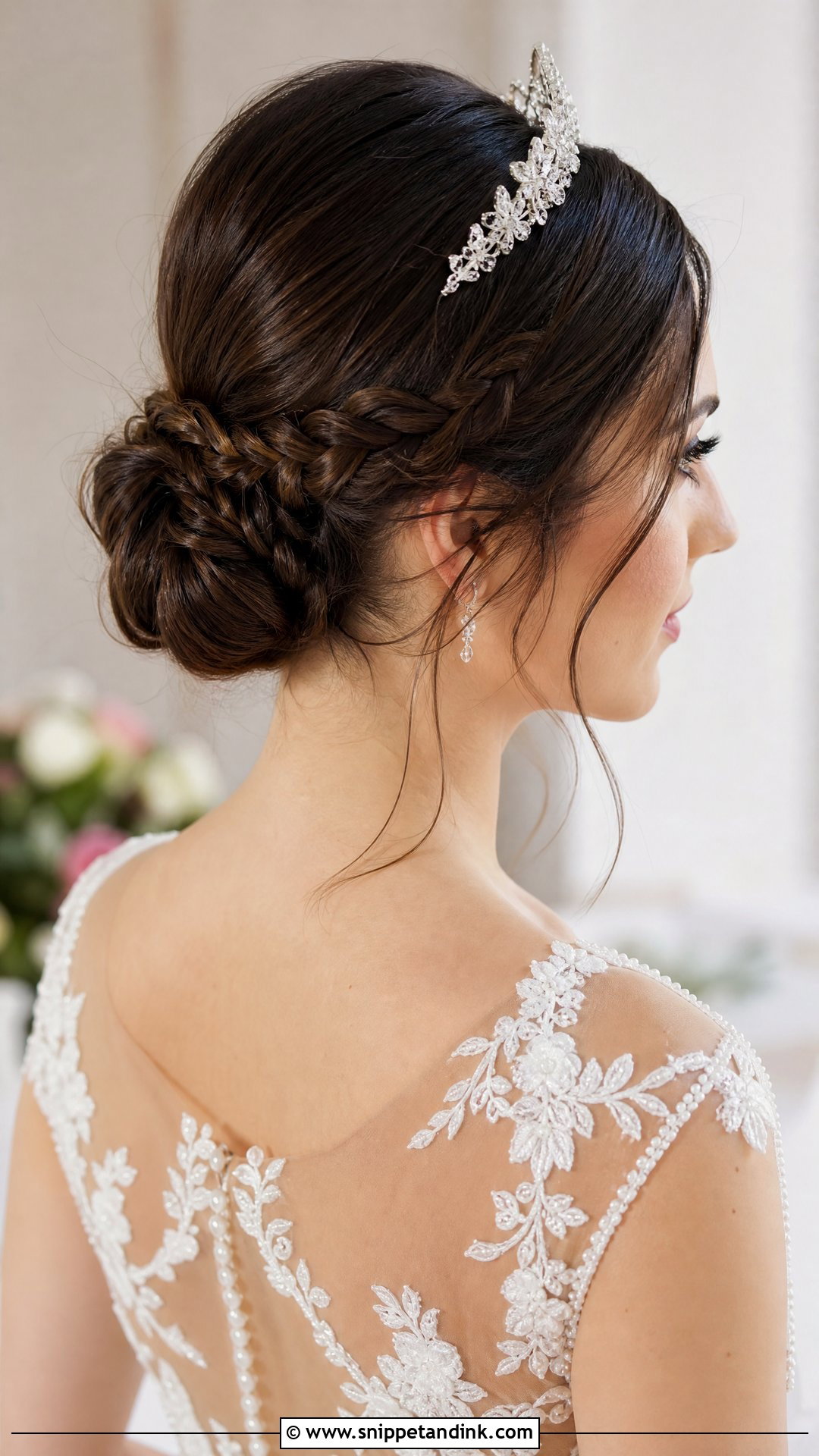 Braided Chignon for Classic Weddings - Snippet and Ink - 20 Brides with Braids