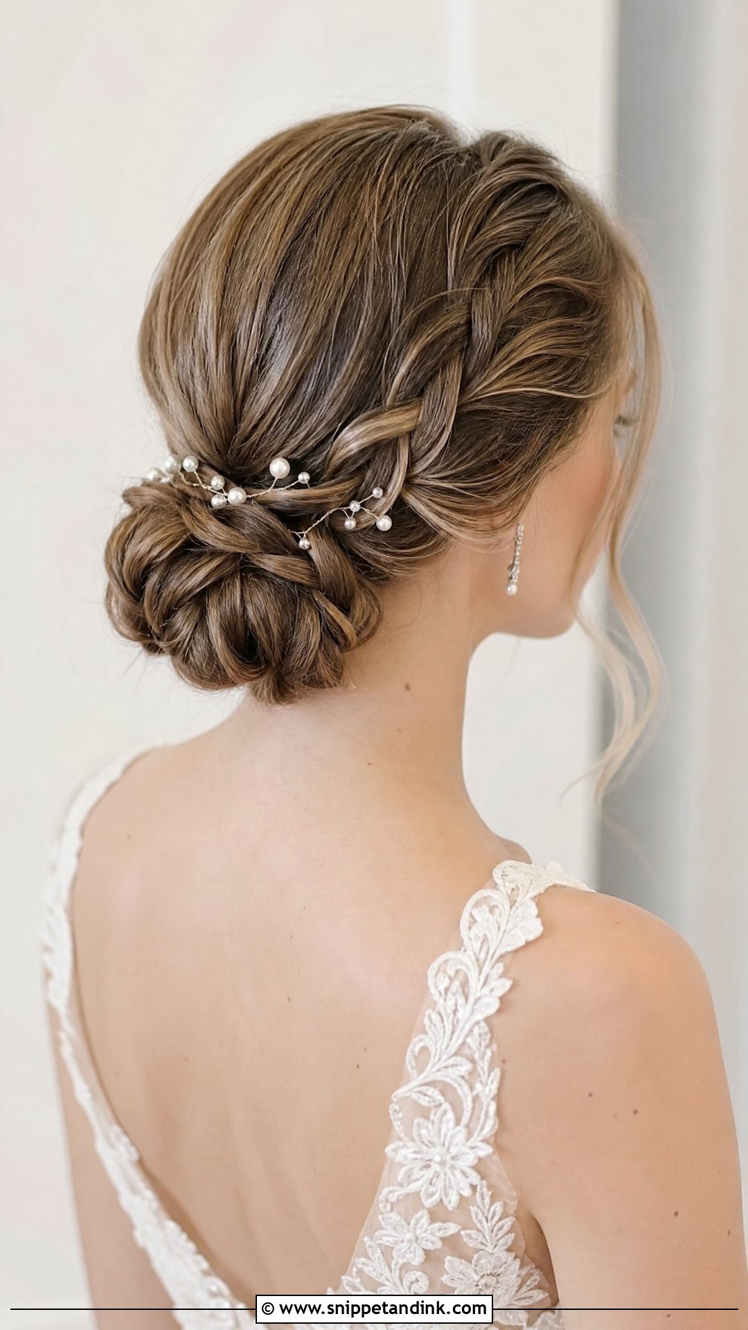 Braided Chignon for Thin Hair - Snippet and Ink - 20 Wedding Hairstyles Fine Hair
