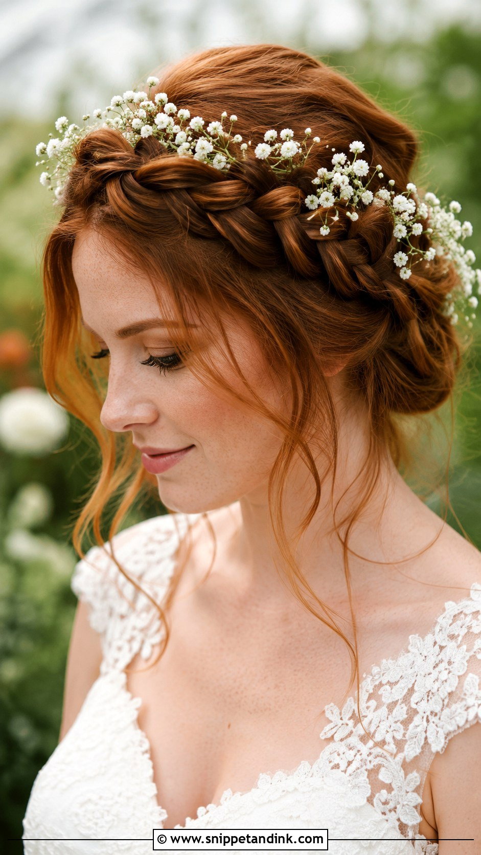 Braided Crown - Snippet and Ink - 25 Bridal Hair Ideas