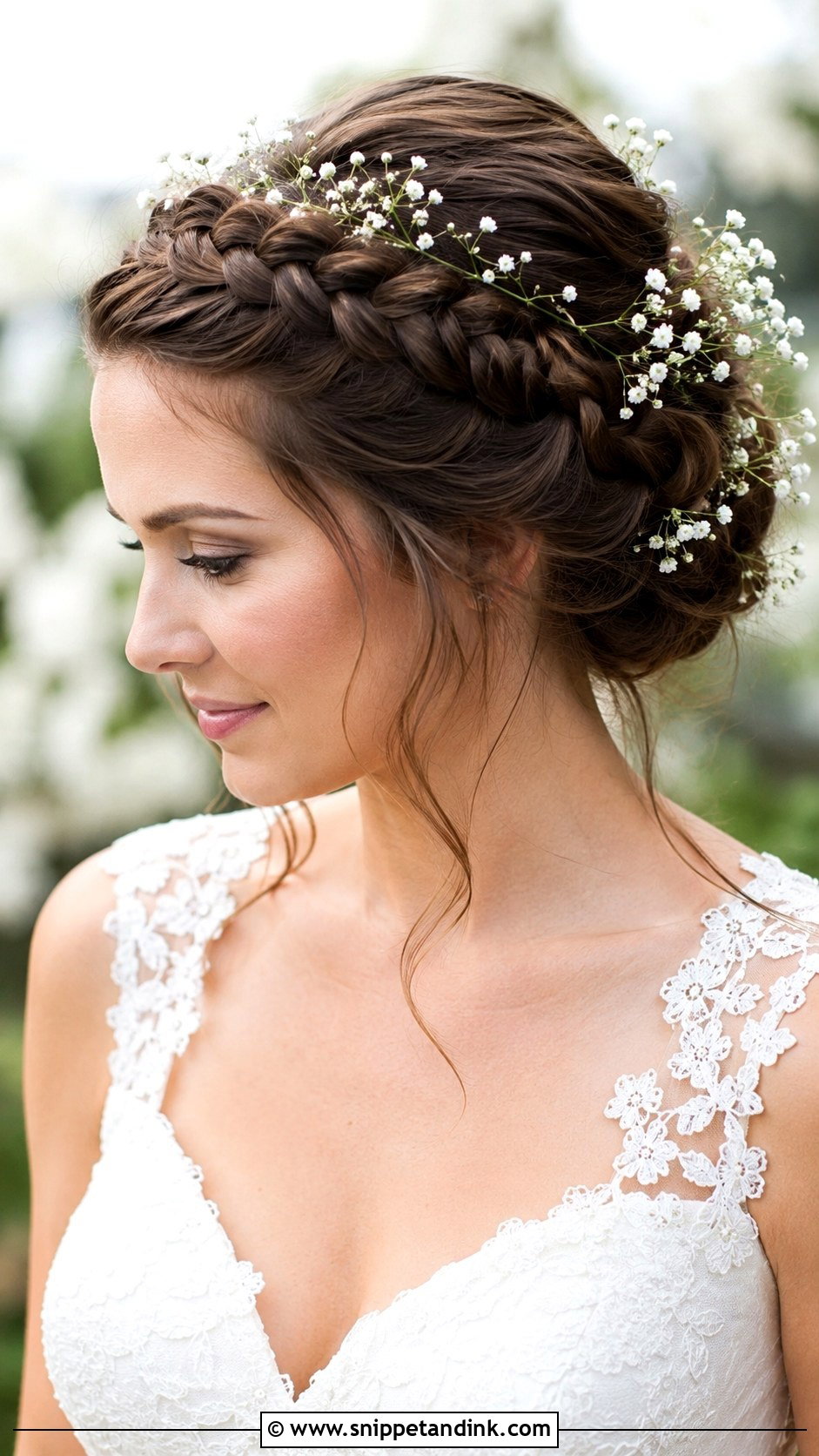 Braided Crown - Snippet and Ink - 25 Easy Hairstyles for Wedding