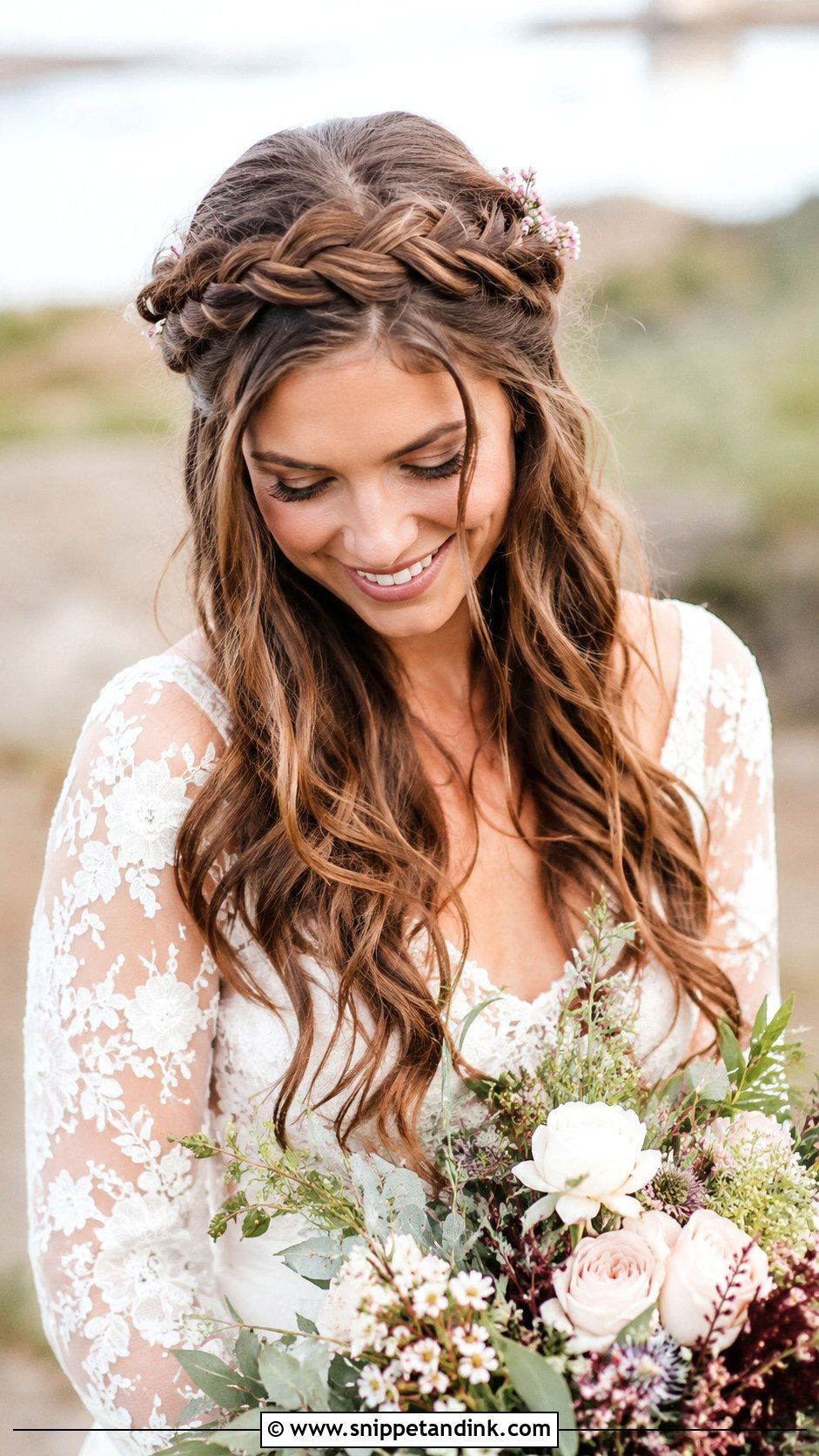 Braided Crown - Snippet and Ink - 25 Hair Styles for Weddings