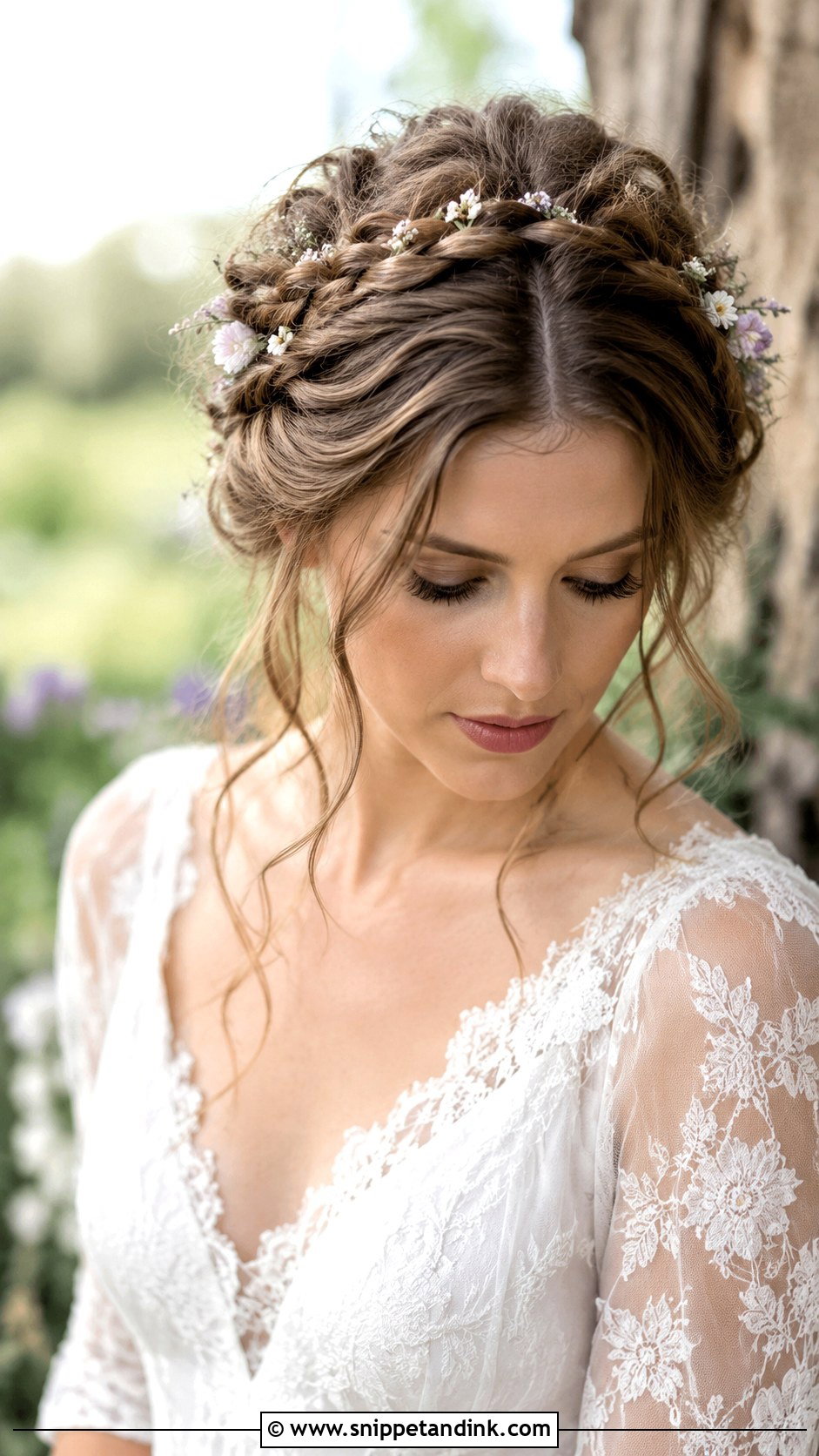 Braided Crown - Snippet and Ink - 25 Hairstyle Ideas for Wedding Guest