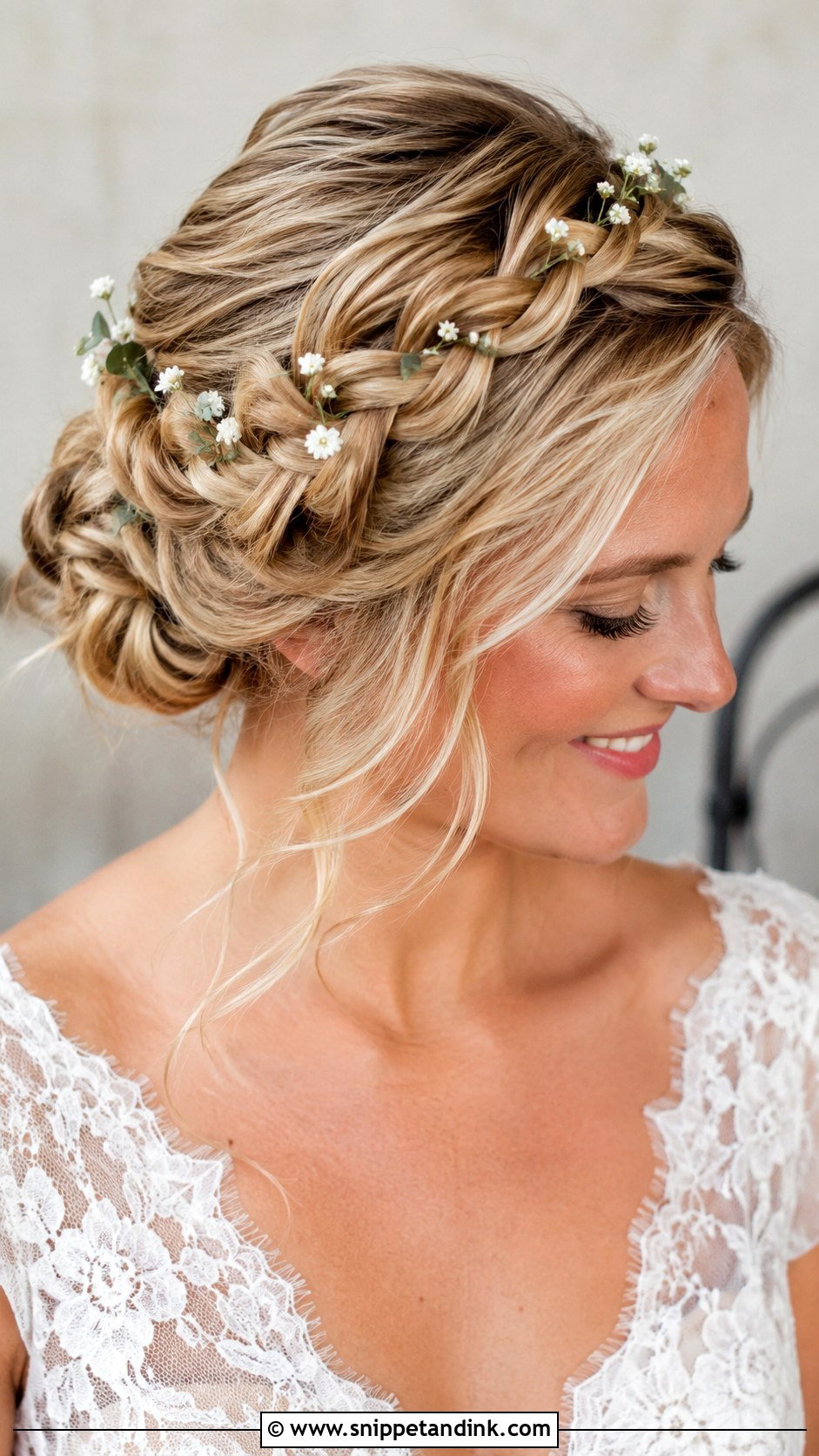Braided Crown - Snippet and Ink - 25 Wedding Hair Dos