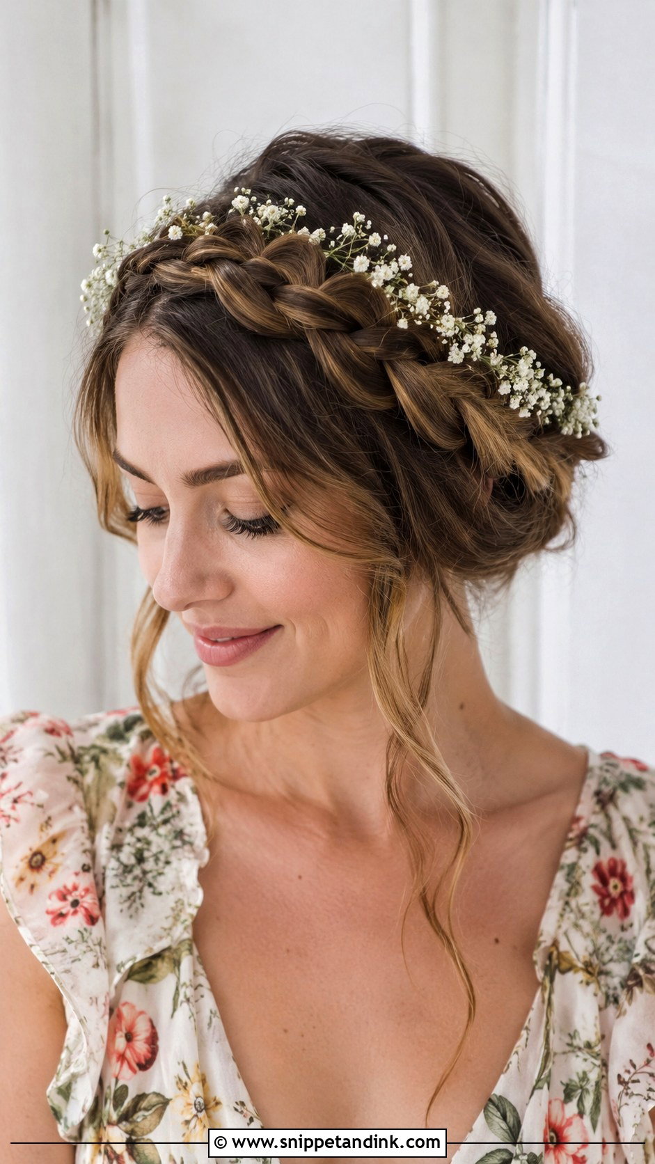 Braided Crown - Snippet and Ink - 35 Engagement Hairstyles