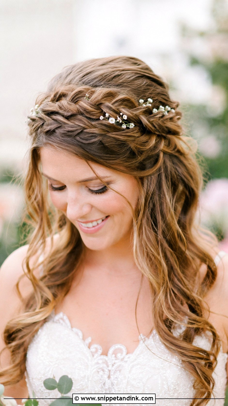 Braided Crown - Snippet and Ink - 20 Hair Styles for Medium Hair Wedding