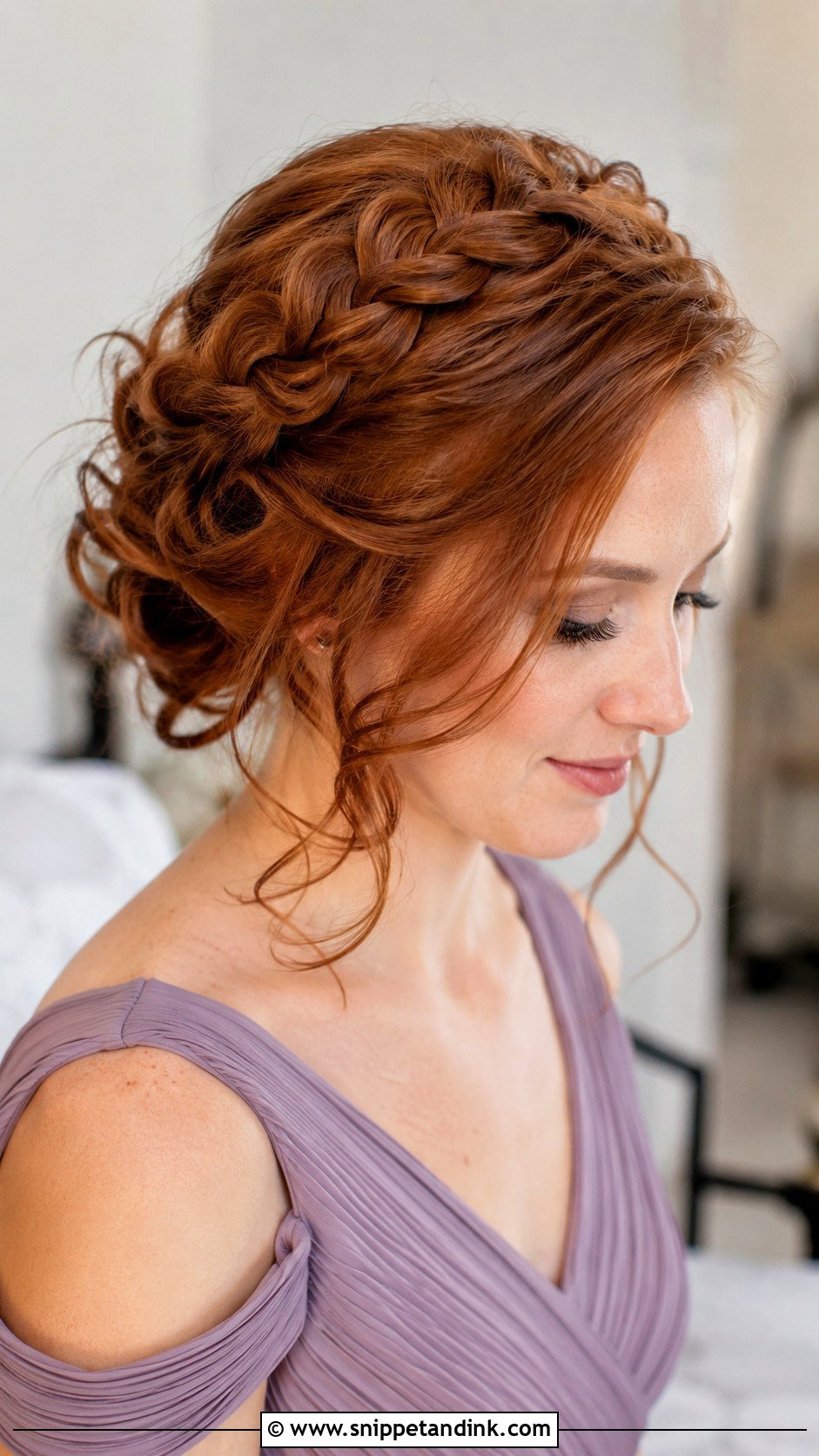 Braided Crown Bridesmaid Hair - Snippet and Ink - 30 Bridesmaid Hair Styles