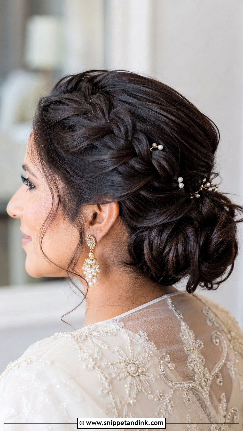 Braided Crown For Older Bride - Snippet and Ink - 15 Older Bride Hairstyles