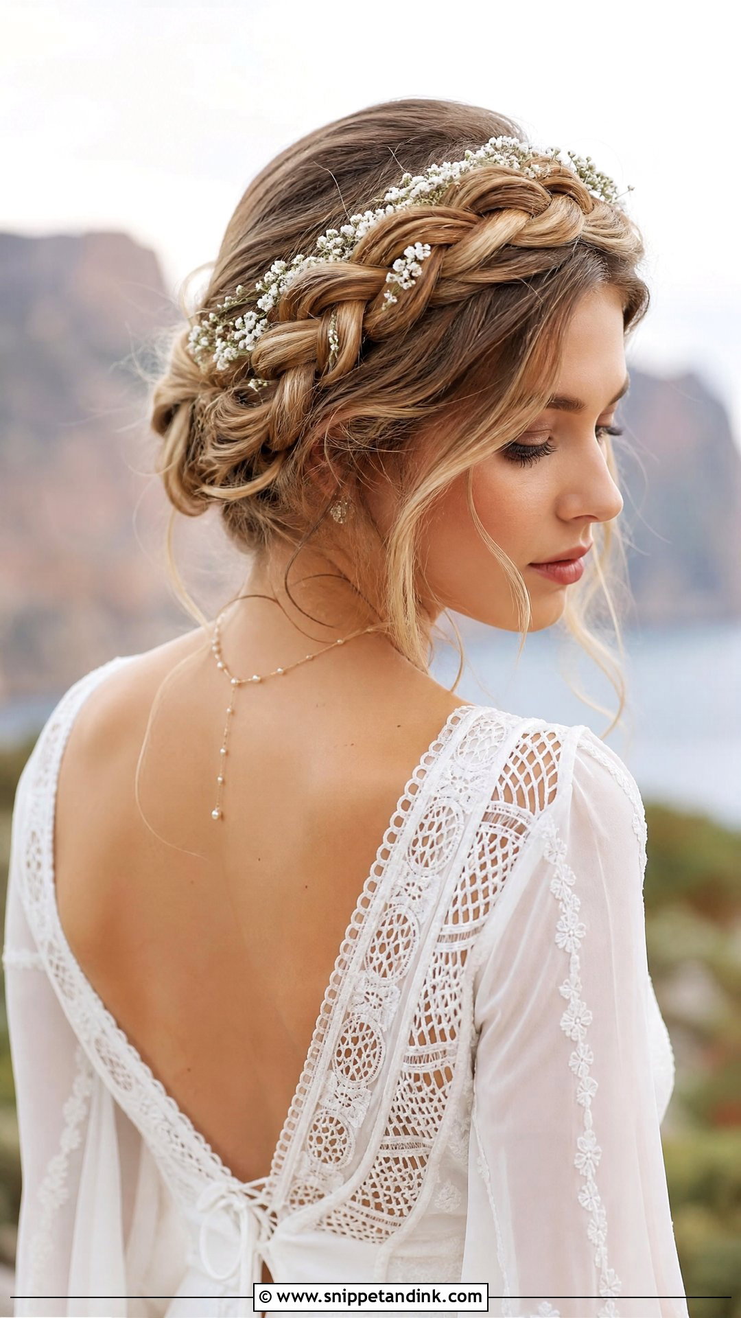 Braided Crown Updo - Snippet and Ink - 30 Brautfrisur Hochgesteckt Ideas