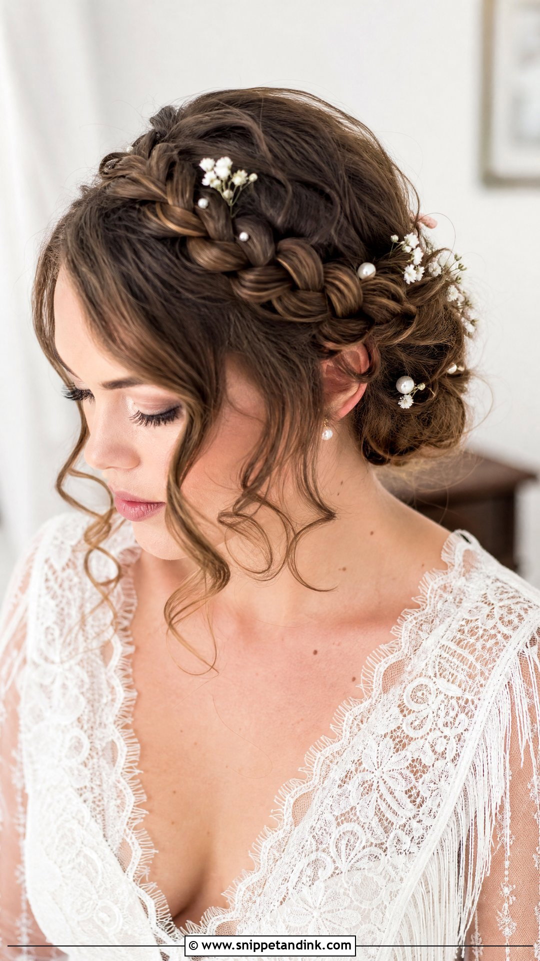 Braided Crown Updo - Snippet and Ink - 20 Classic Bride Hairstyles