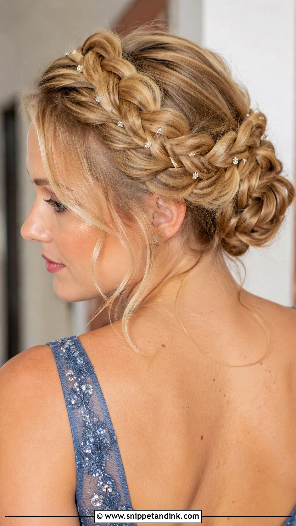 Braided Crown Updo - Snippet and Ink - 20 Cute Birthday Hairstyle Ideas
