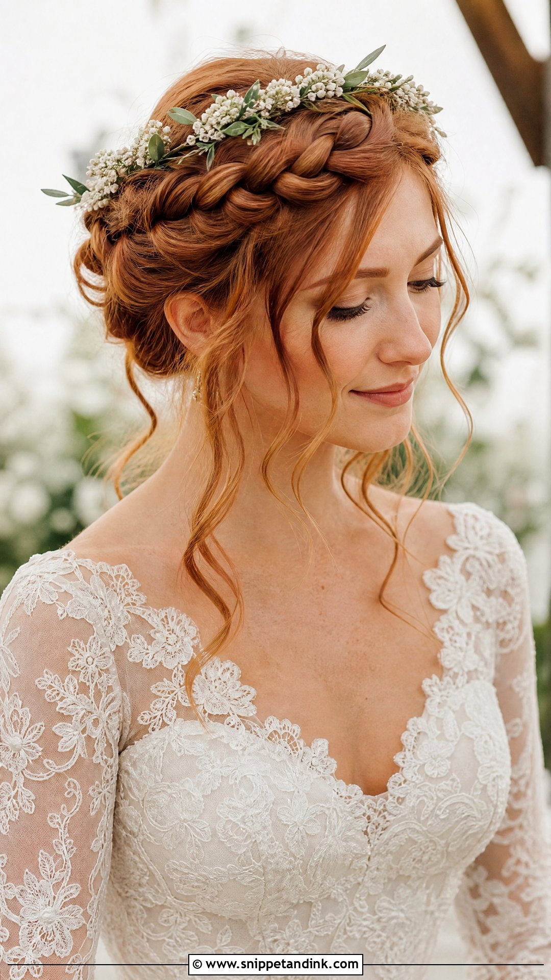 Braided Crown Updo - Snippet and Ink - 20 Easy Bridal Updo Ideas