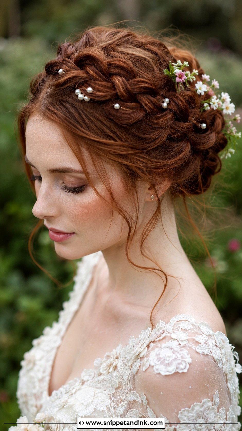Braided Crown Updo - Snippet and Ink - 20 Hair Styling for Wedding Ideas