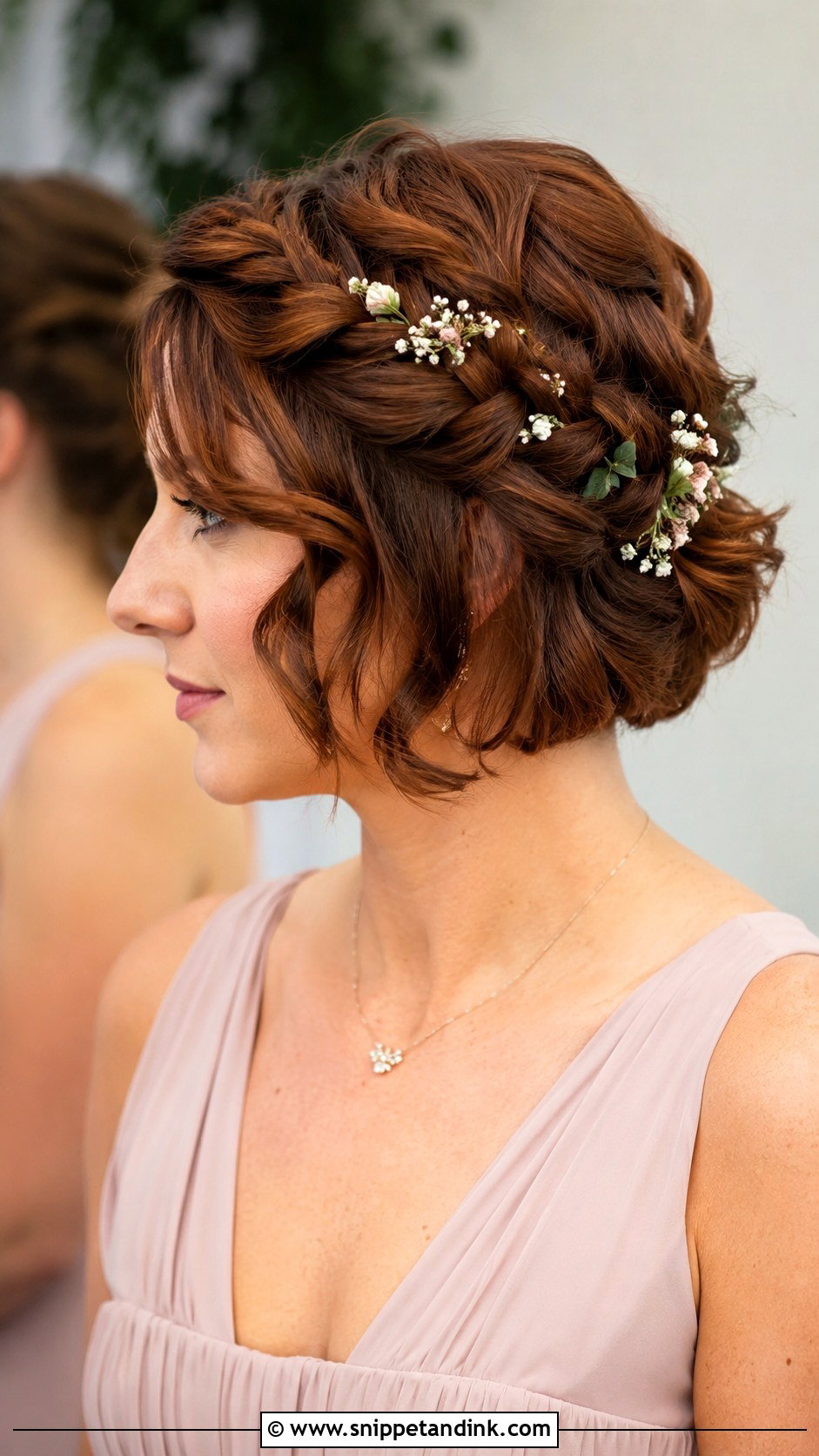 Braided Crown Updo For Short Hair - Snippet and Ink - 20 Bridesmaid Hairstyles Updo Short Hair
