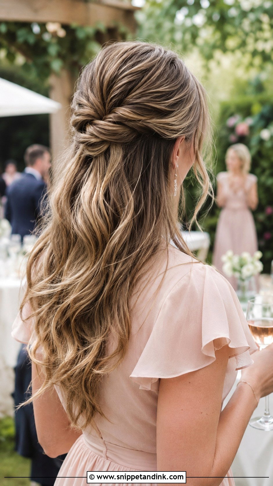 Braided Crown Wedding Guest Hair - Snippet and Ink - 20 Hair Ideas for a Wedding Guest
