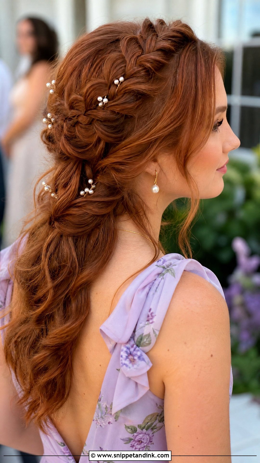 Braided Crown Wedding Guest Hair - Snippet and Ink - 15 Easy Hair Do for Wedding Guest Ideas