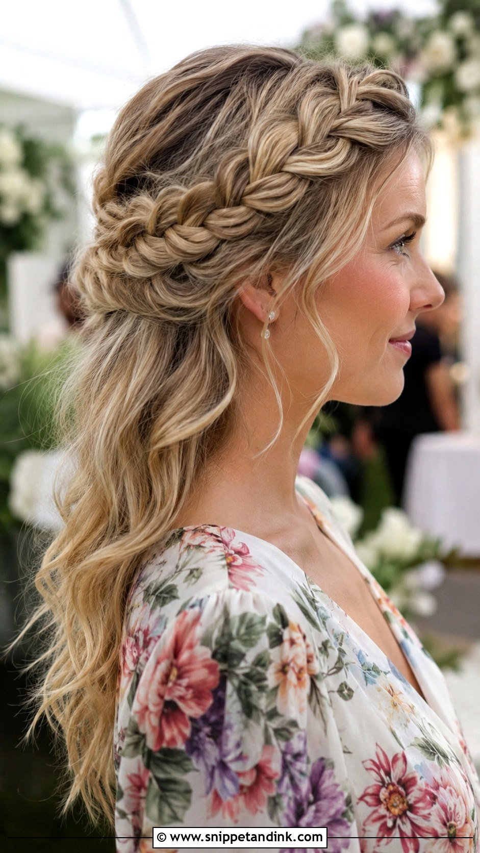 Braided Crown Wedding Guest Hairstyle - Snippet and Ink - 20 Hairstyles As a Wedding Guest
