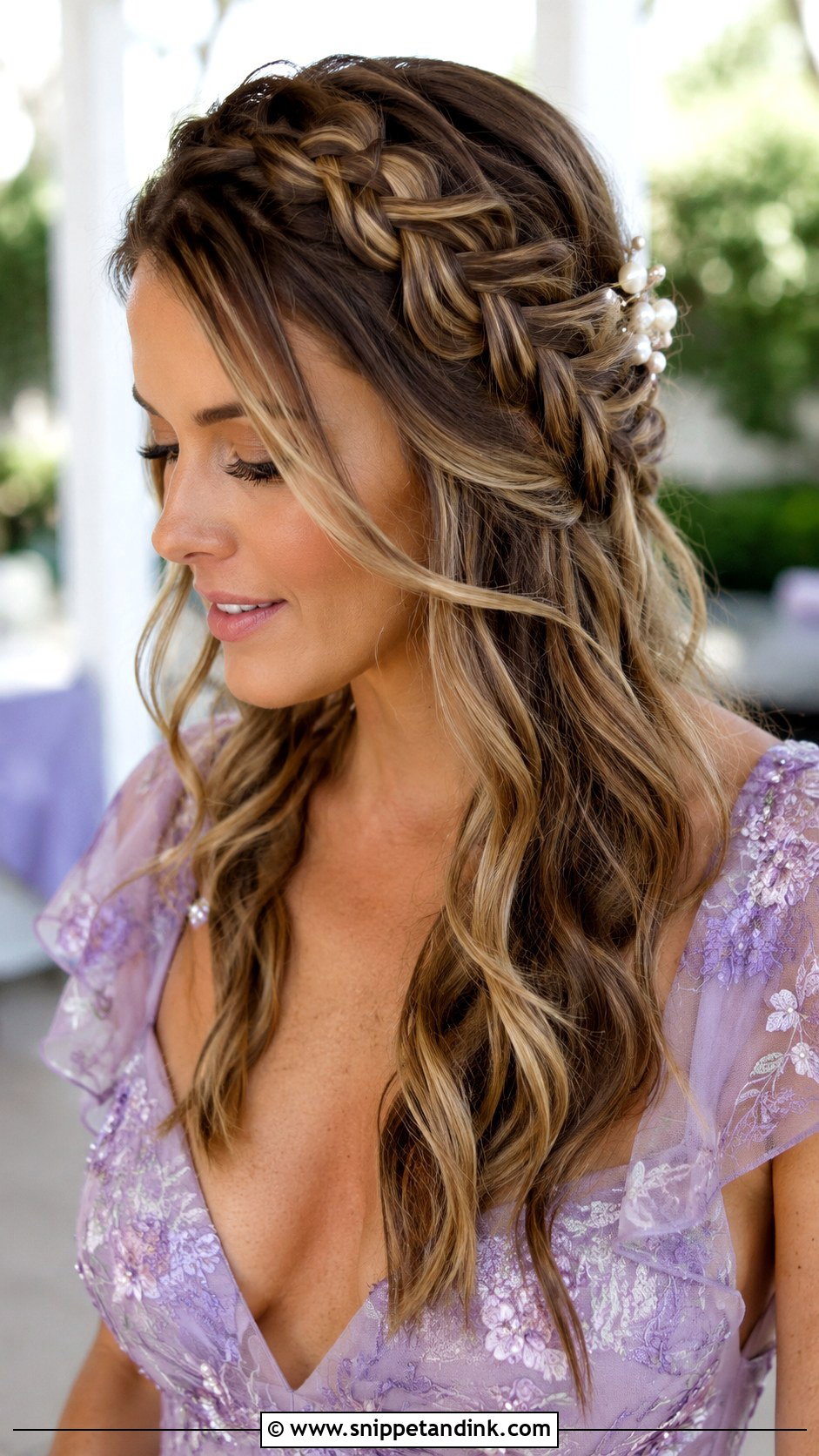 Braided Crown Wedding Guest Hairstyle - Snippet and Ink - 15 Simple Hairstyle Wedding Guest Ideas
