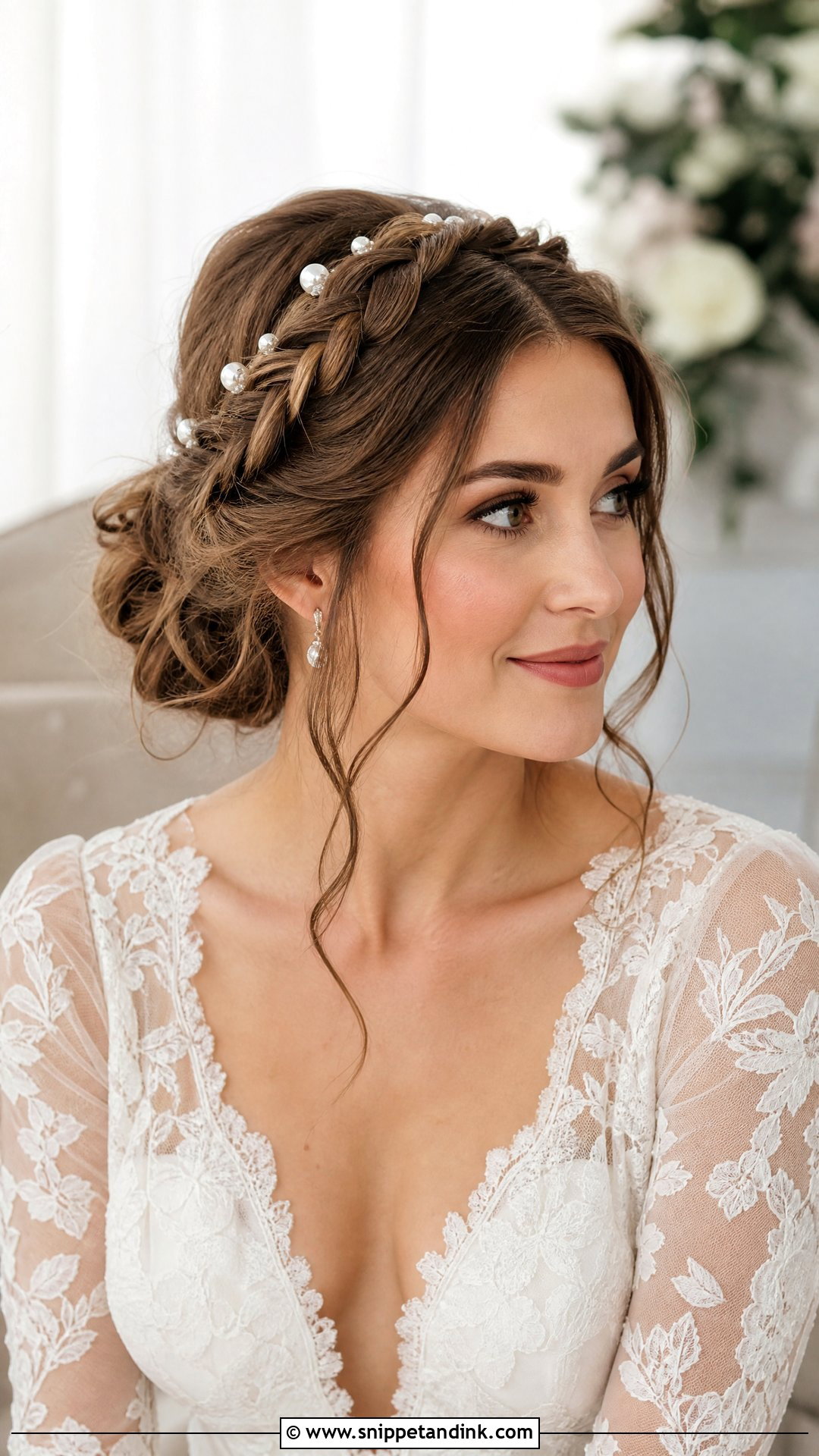 Braided Crown Wedding Hair - Snippet and Ink - 15 Do It Yourself Wedding Hair Ideas