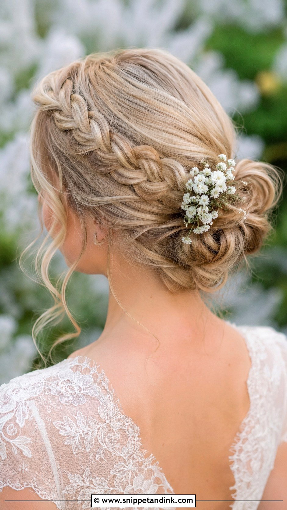 Braided Crown Wedding Hair - Snippet and Ink - 20 Hair Up Styles for Wedding