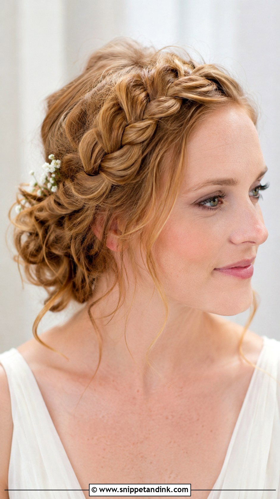 Braided Crown Wedding Hair - Snippet and Ink - 15 Hair Dos for Wedding Ideas