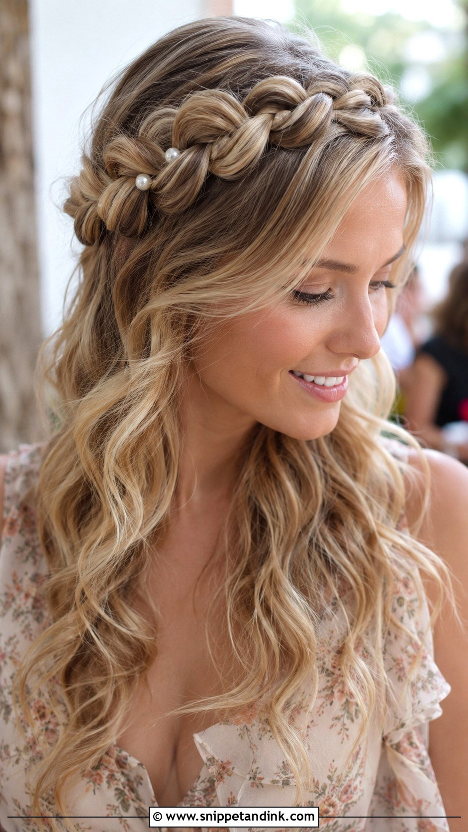 Braided Crown Wedding Hair - Snippet and Ink - 15 Hairstyles for Going to a Wedding