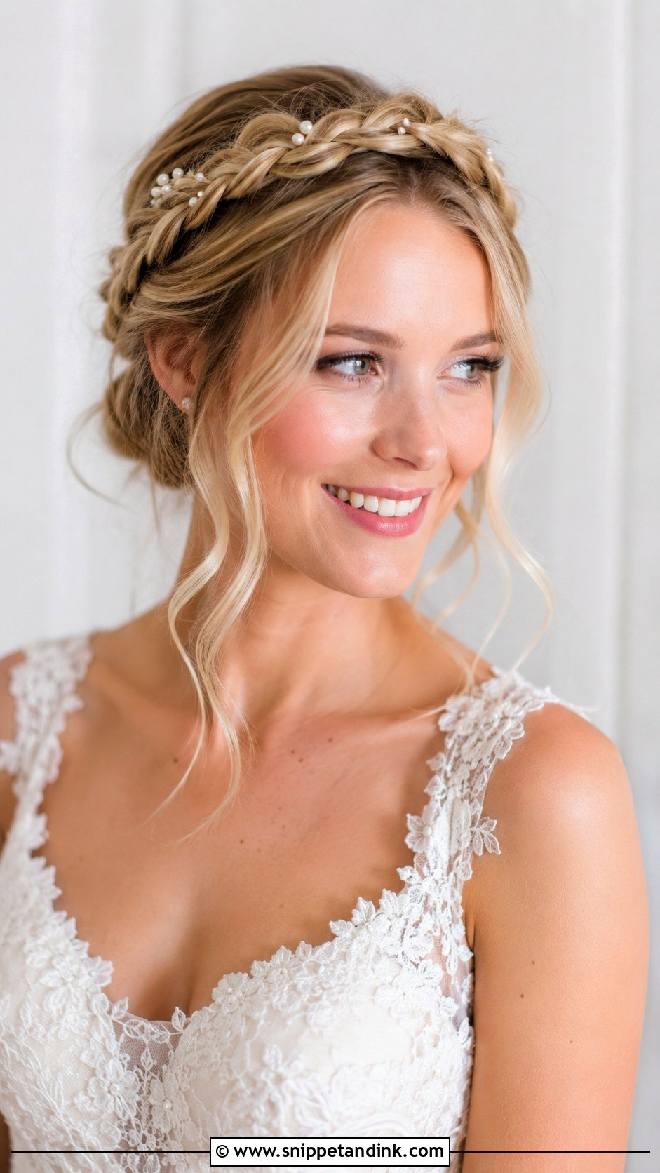 Braided Crown Wedding Hairstyle - Snippet and Ink - 20 Elegant Braided Hairstyles Weddings