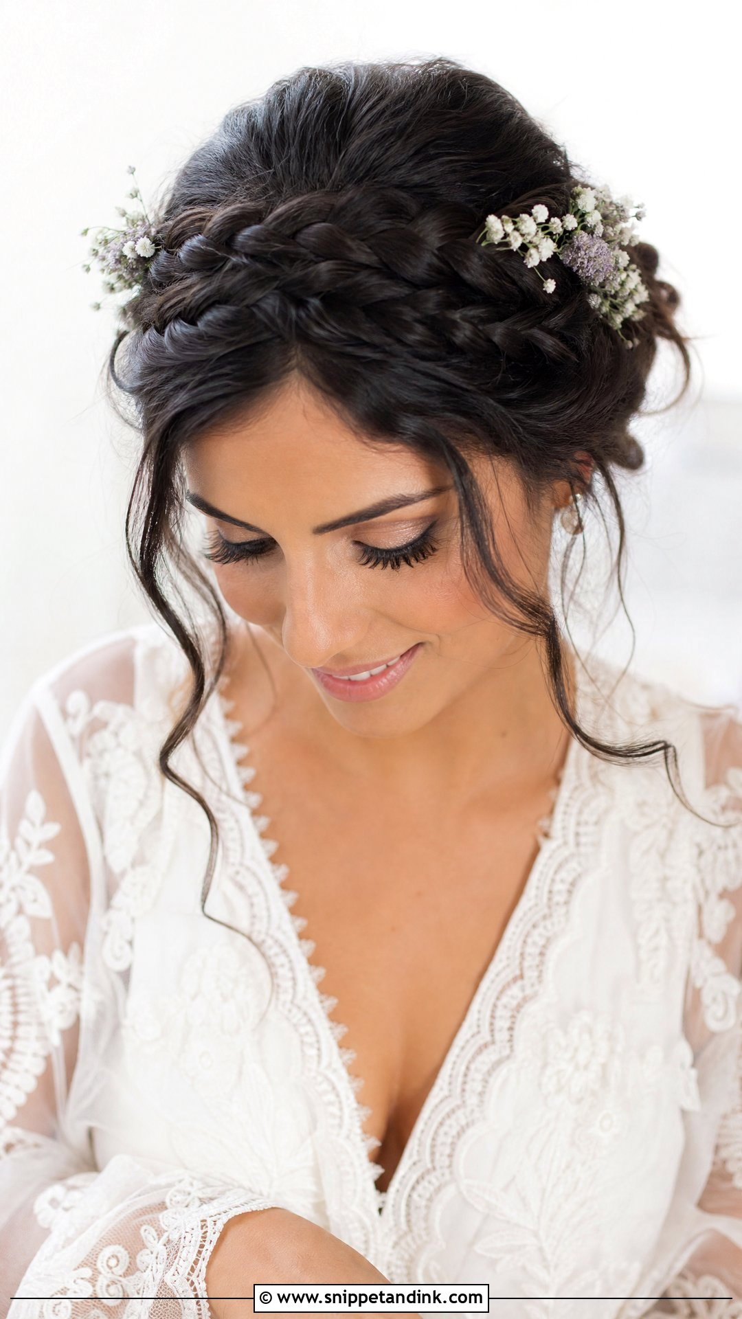 Braided Crown Wedding Hairstyle - Snippet and Ink - 20 Hair Designs for Wedding Ideas