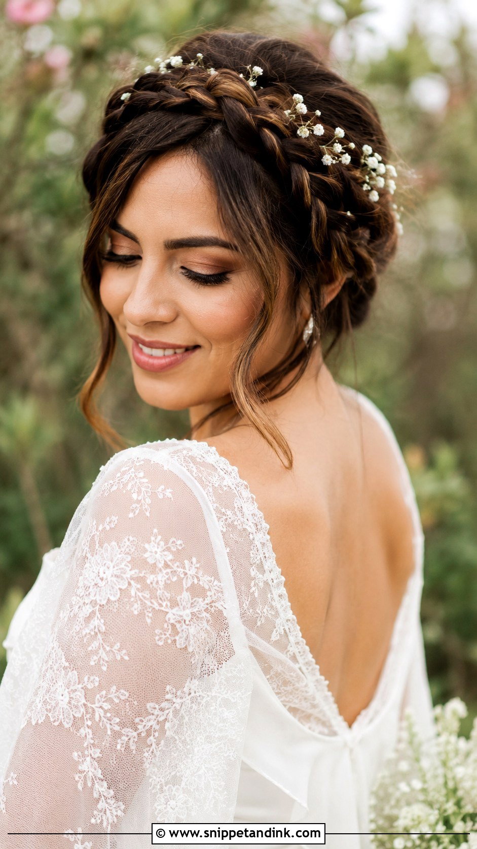 Braided Crown Wedding Hairstyle - Snippet and Ink - 20 Long Hairstyle for Wedding Ideas