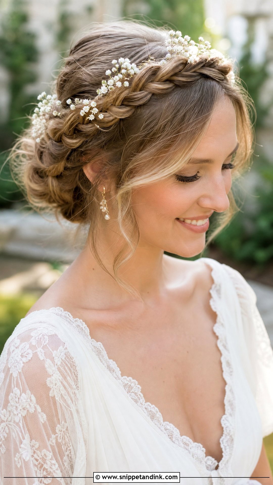Braided Crown Wedding Hairstyle - Snippet and Ink - 20 New Hairstyle for Wedding Ideas