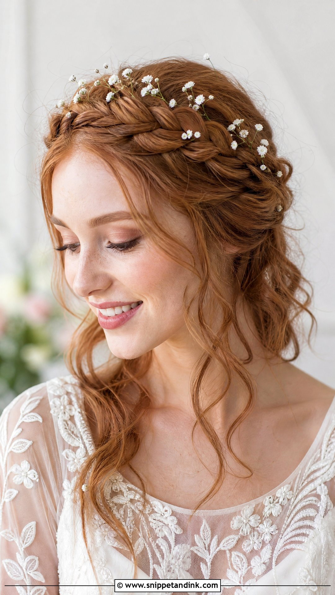 Braided Crown Wedding Hairstyle - Snippet and Ink - 20 Style Hair for Wedding Ideas