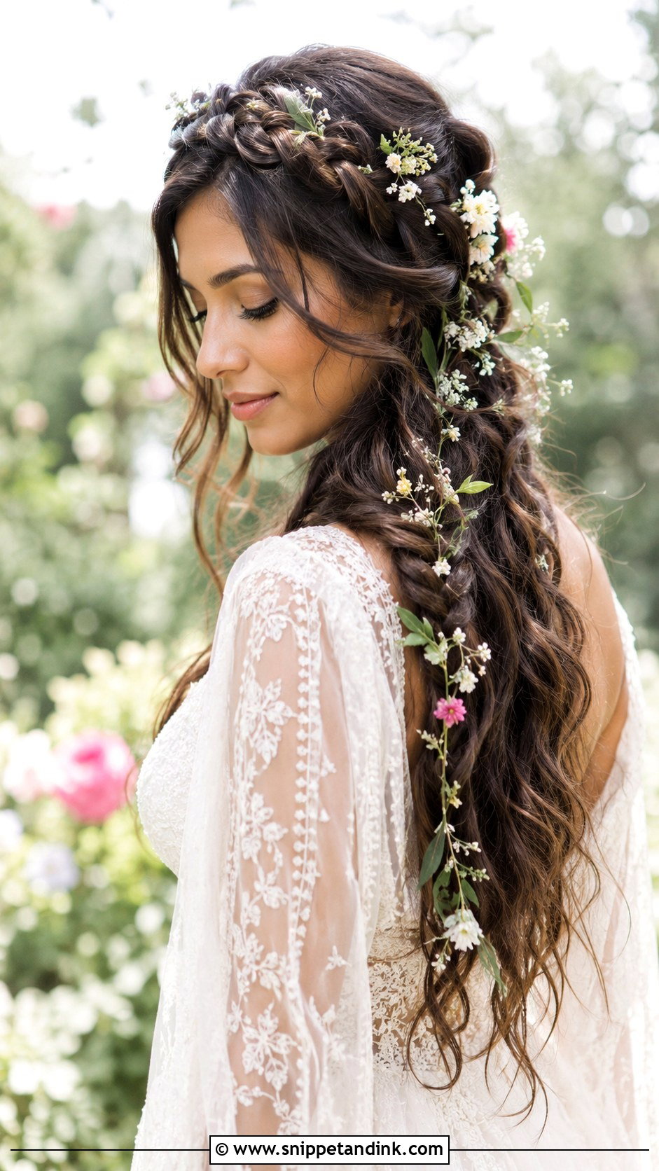 Braided Crown Wedding Hairstyle - Snippet and Ink - 20 Wedding Hair for Long Hair Ideas