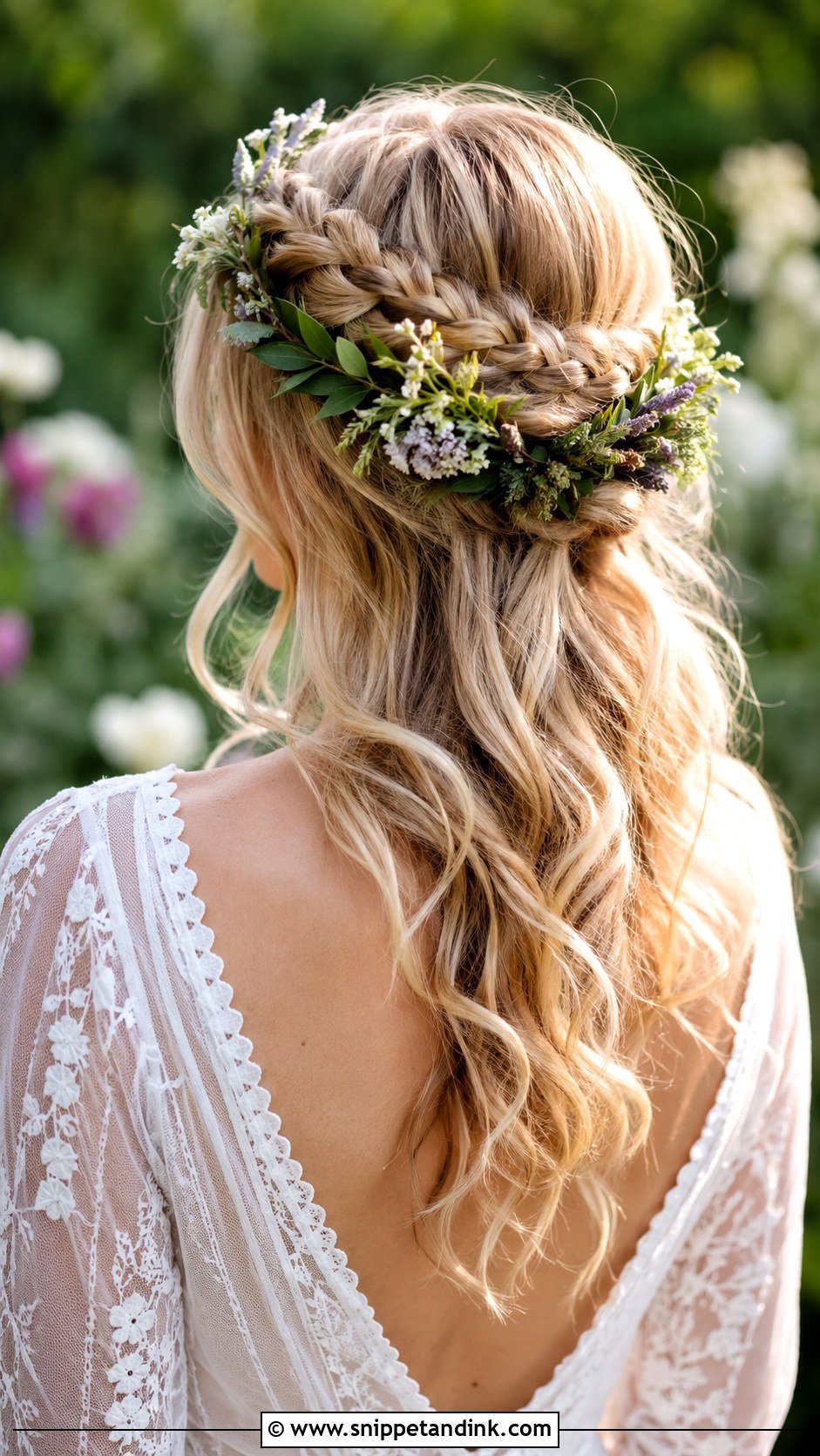 Braided Crown Wedding Hairstyle - Snippet and Ink - 25 Hairstyle for Women Wedding Ideas