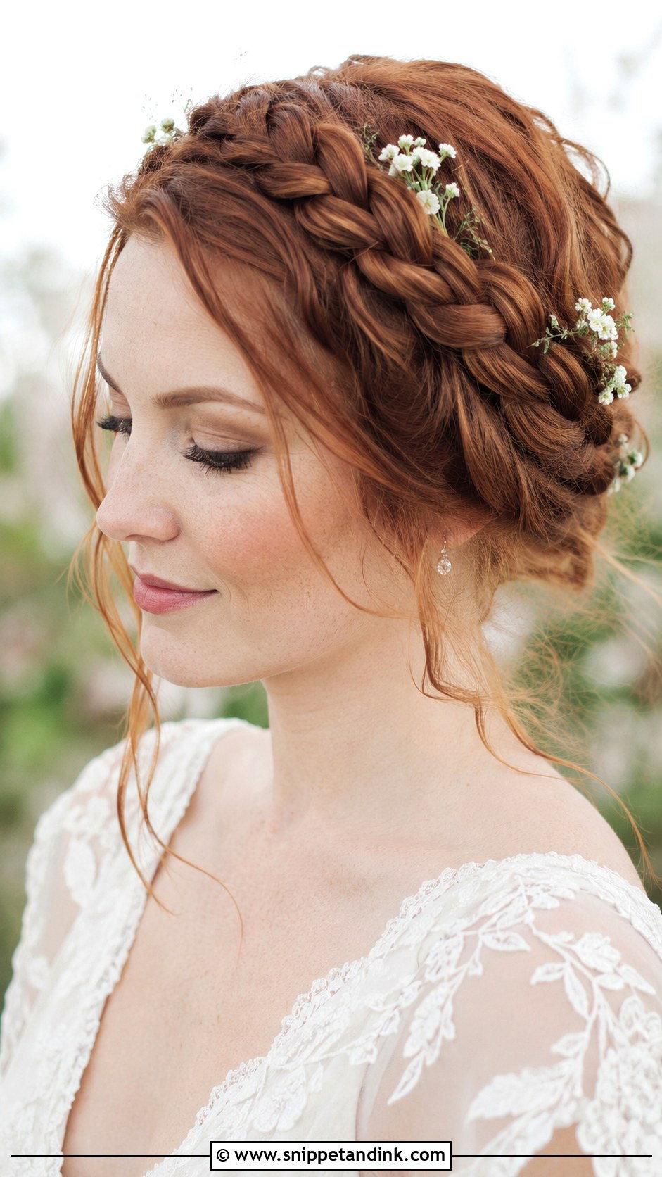 Braided Crown Wedding Hairstyle - Snippet and Ink - 25 Hairstyle Ideas for Wedding