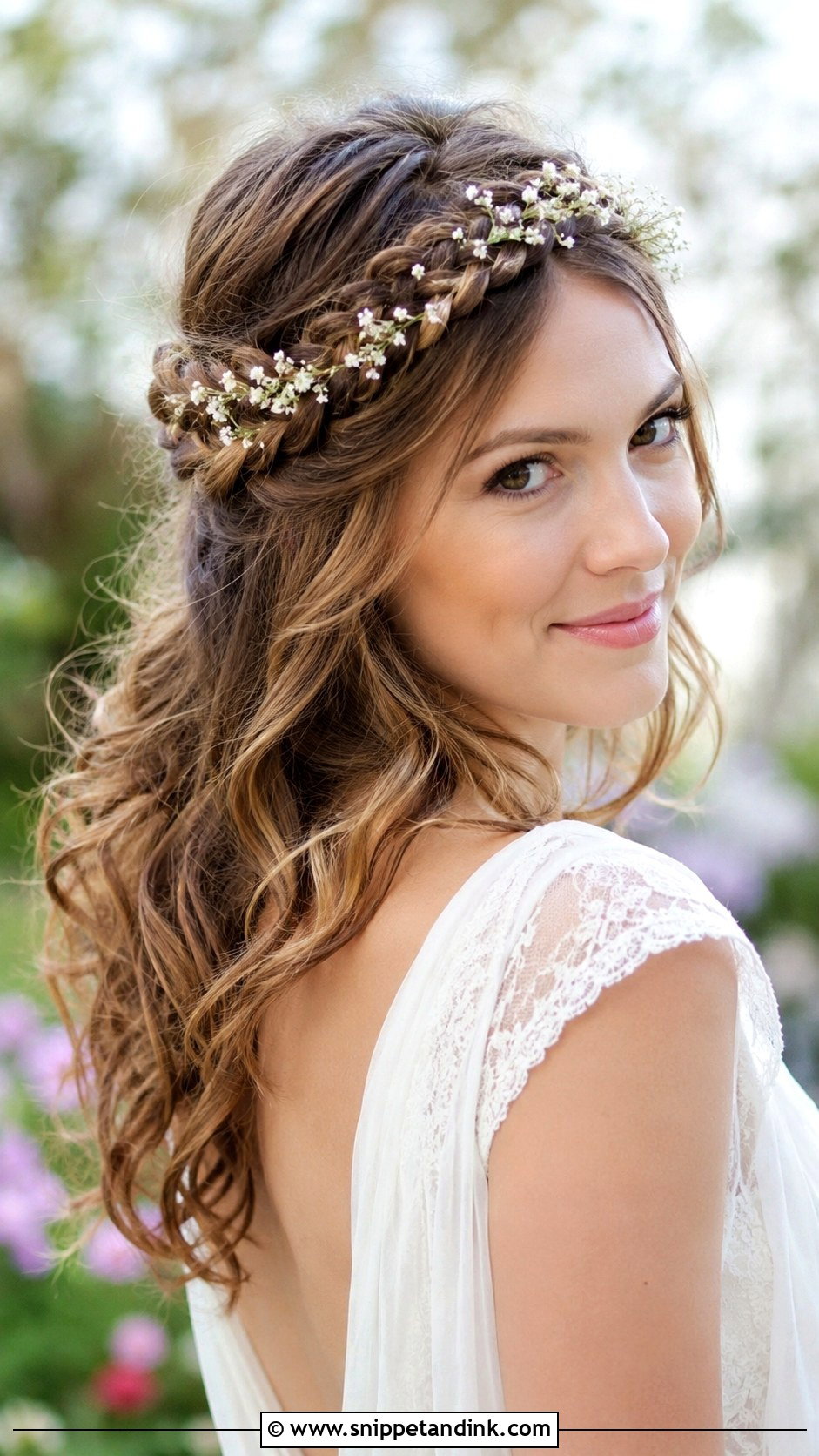 Braided Crown Wedding Hairstyle - Snippet and Ink - 25 Marriage Hairstyles