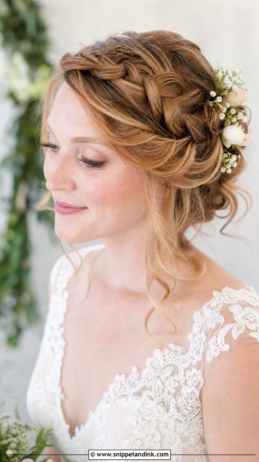 Braided Crown Wedding Hairstyle - Snippet and Ink - 15 Basic Hairstyles for Wedding