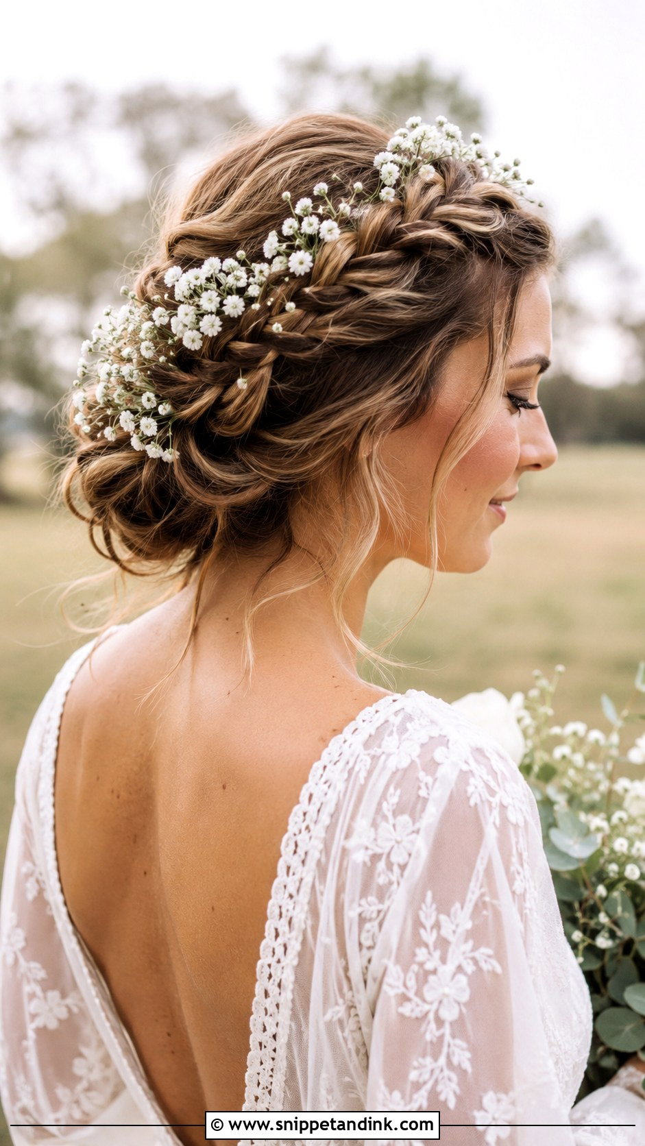 Braided Crown Wedding Updo - Snippet and Ink - 20 Elegant Wedding Updo Ideas