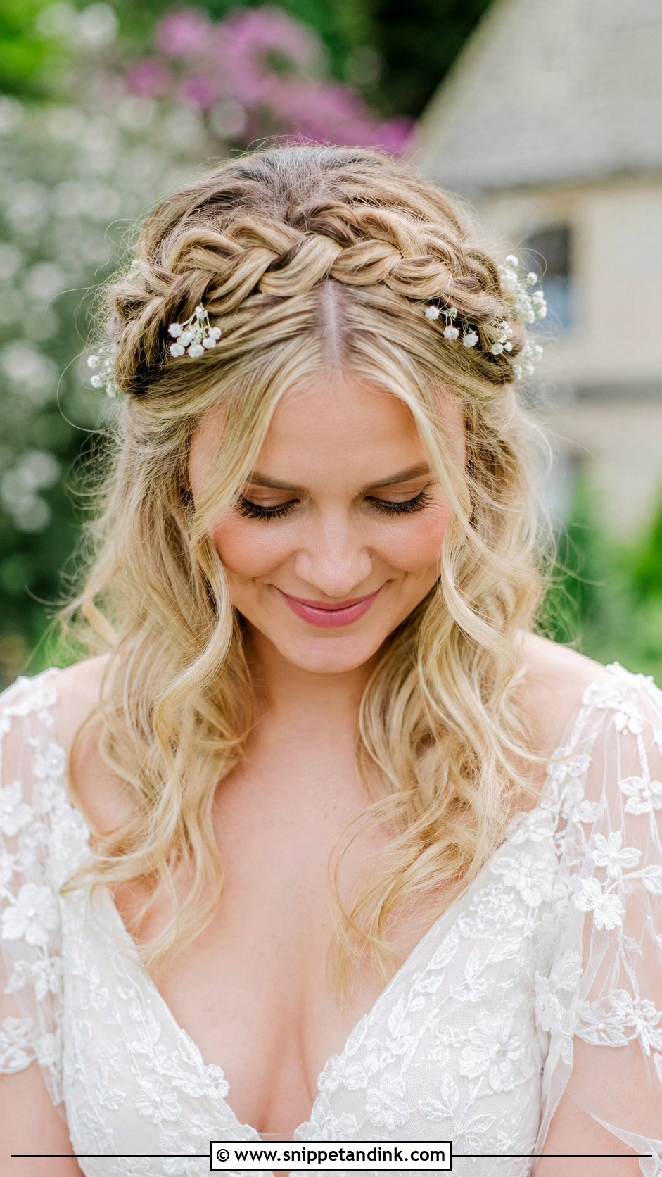 Braided Crown for Brides - Snippet and Ink - 20 Hair for Weddings