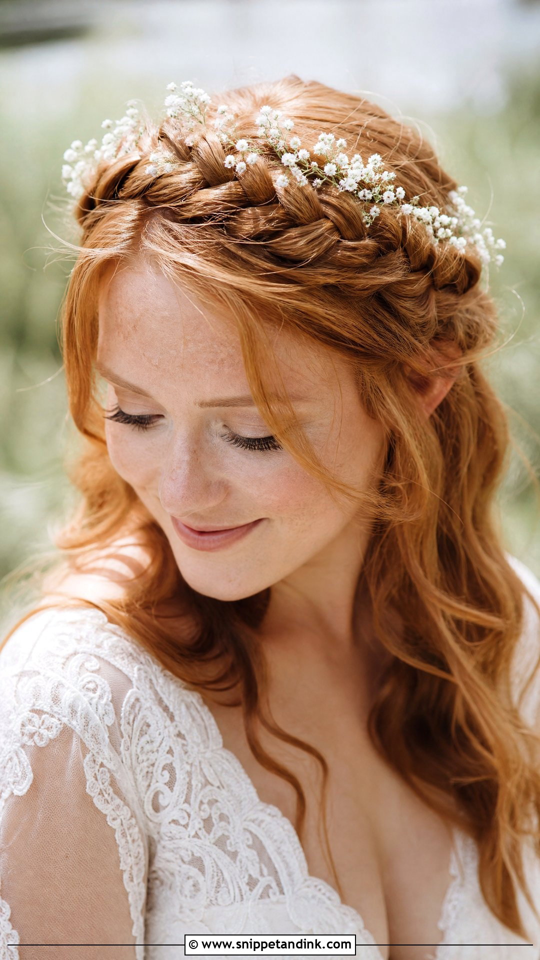 Braided Crown for Ginger Brides - Snippet and Ink - 20 Red Hair Brides