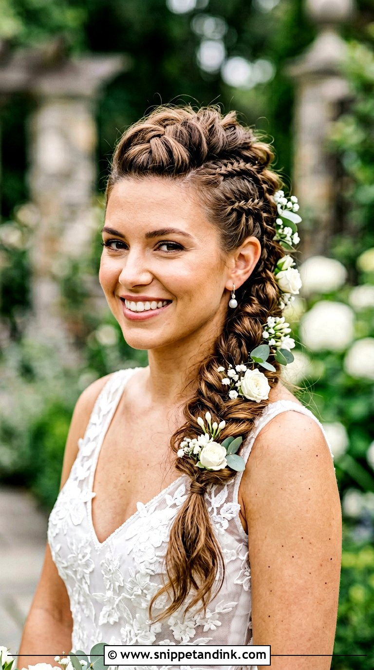Braided Faux Hawk for Wedding - Snippet and Ink - 20 Braids Hairstyles for Wedding