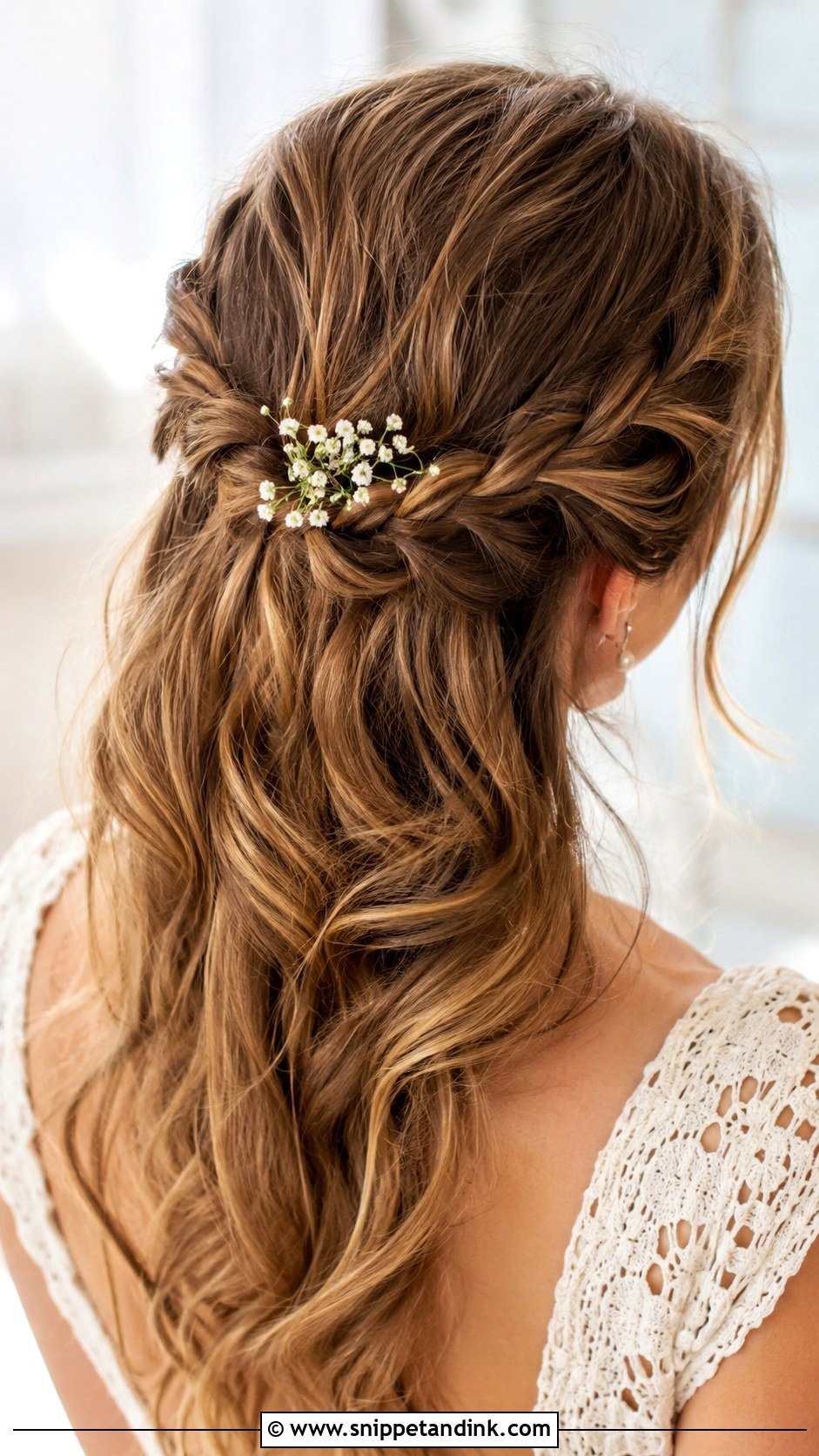 Braided Half Up - Snippet and Ink - 25 Easy Wedding Guest Hair Ideas