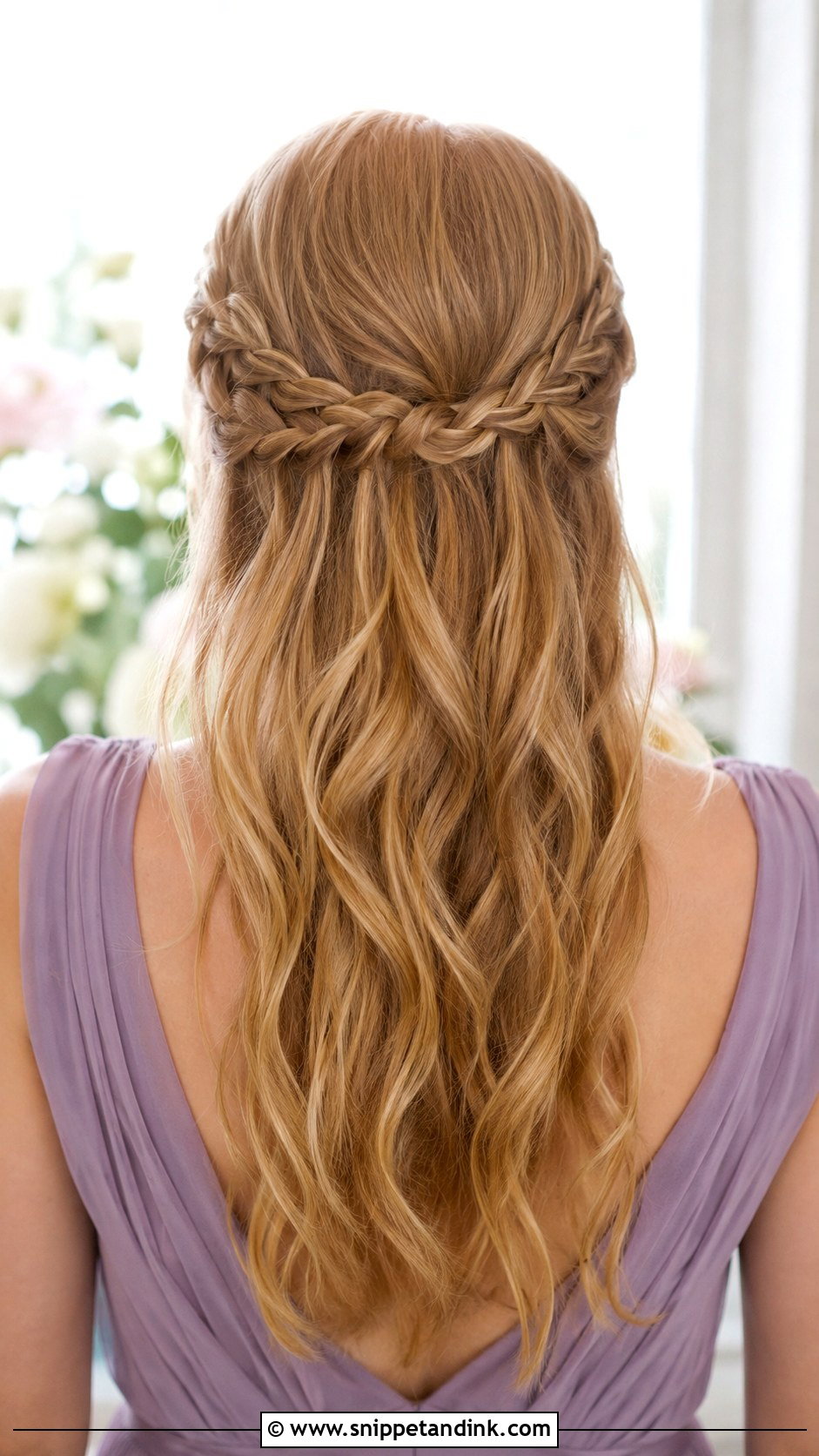 Braided Half Up Bridesmaid Hair - Snippet and Ink - 20 Wedding Bridesmaids Hair Ideas
