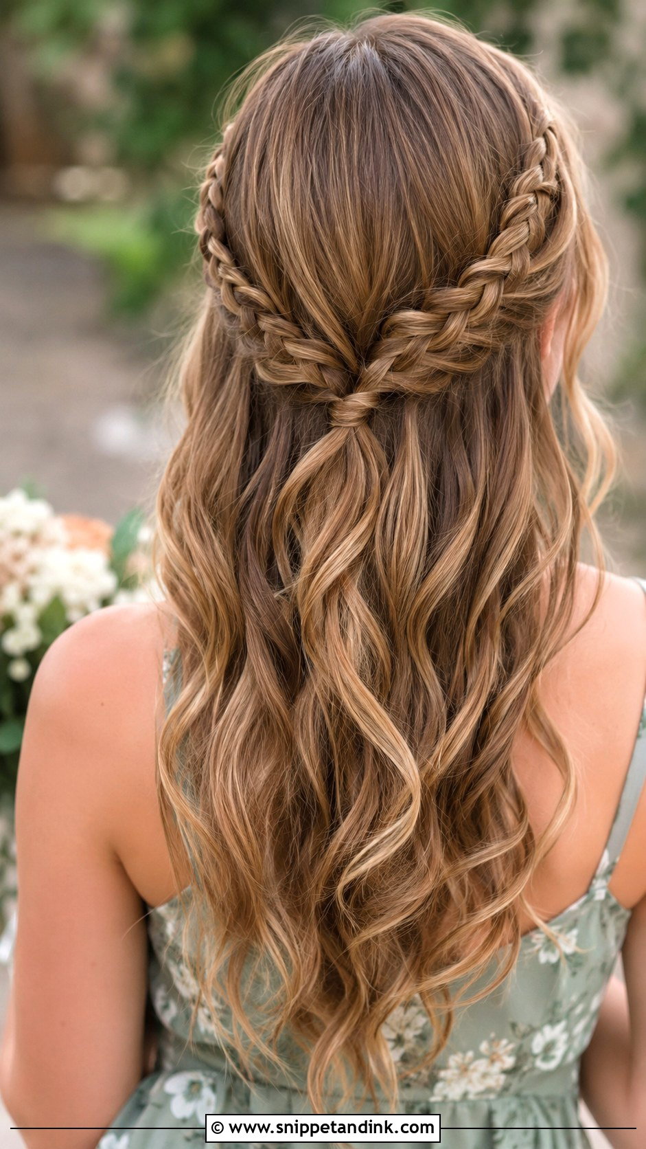 Braided Half Up Bridesmaid Hair - Snippet and Ink - 25 Hair for Wedding Bridesmaid Ideas