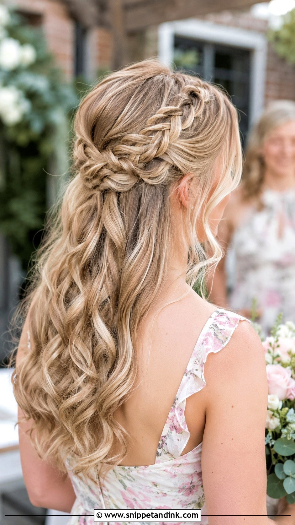 Braided Half Up Bridesmaid Hair Down - Snippet and Ink - 20 Down Hairstyles Wedding Bridesmaid