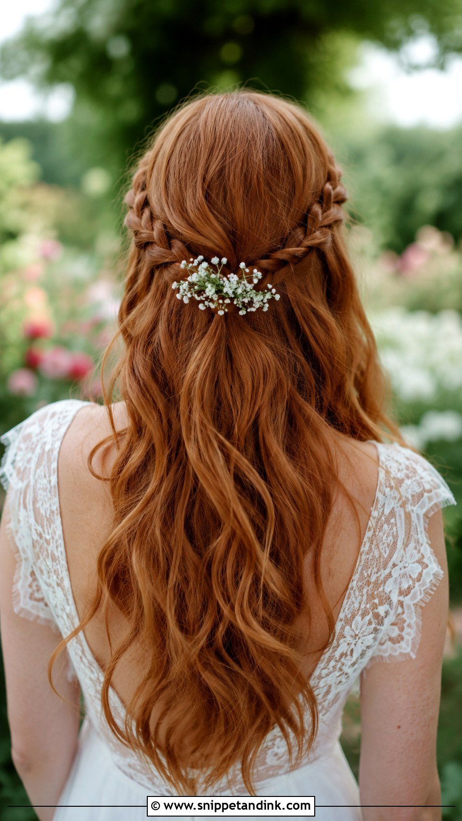 Braided Half Up Crown - Snippet and Ink - 25 Summer Wedding Hairstyles