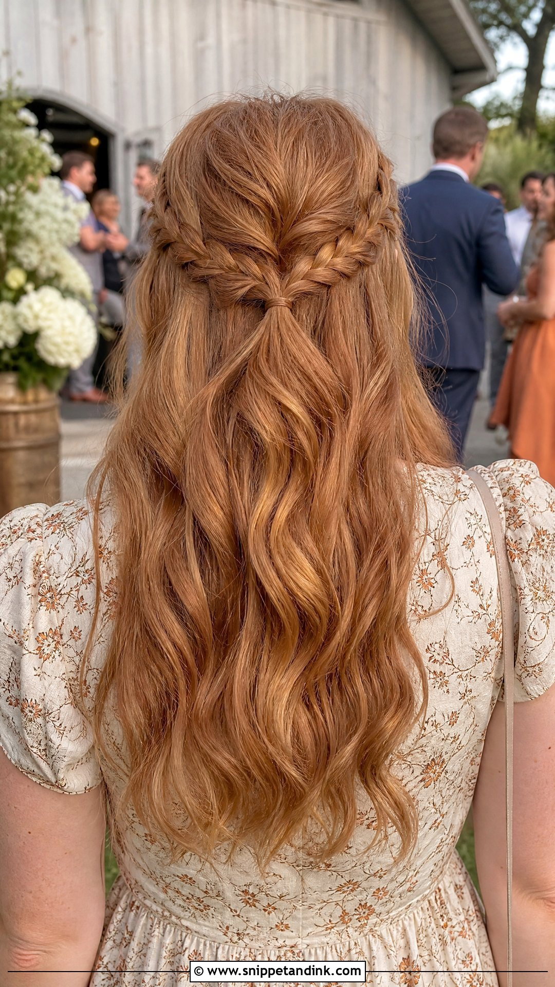 Braided Half Up Wedding Guest Hair - Snippet and Ink - 15 Casual Wedding Guest Hair Ideas