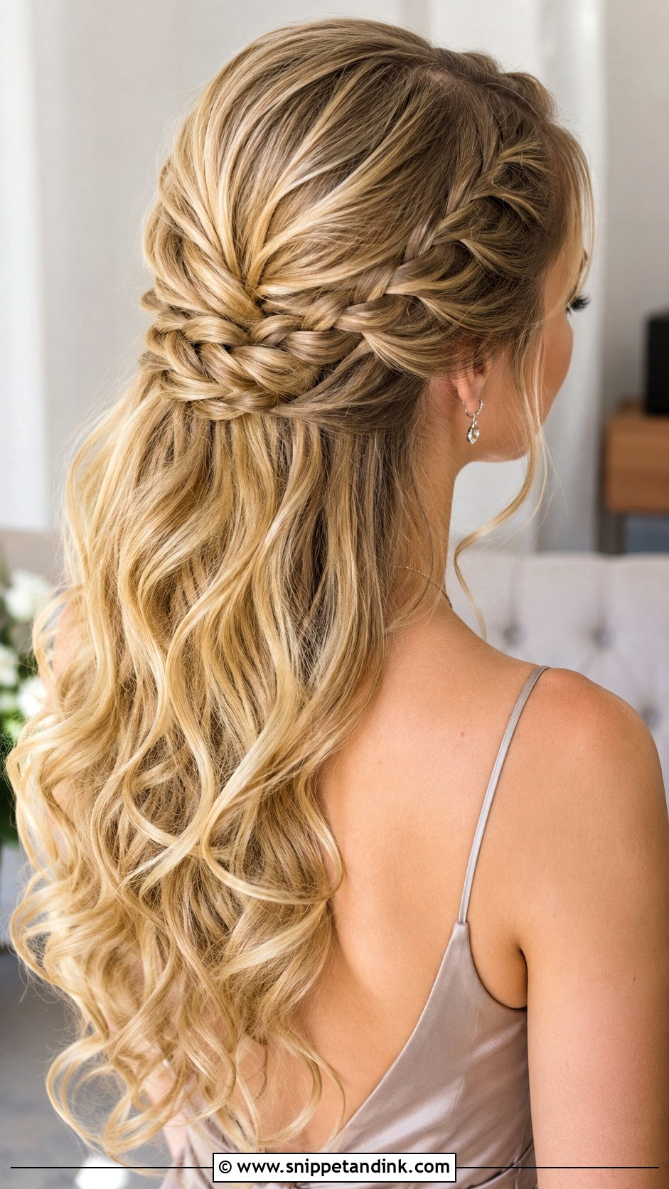 Braided Half Updo Prom Hair - Snippet and Ink - 15 Half Updo Prom Ideas