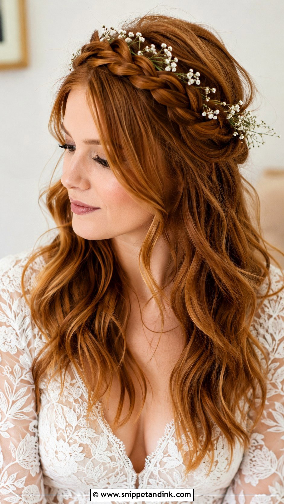 Braided Headband Style - Snippet and Ink - 25 Braided Wedding Hair Ideas