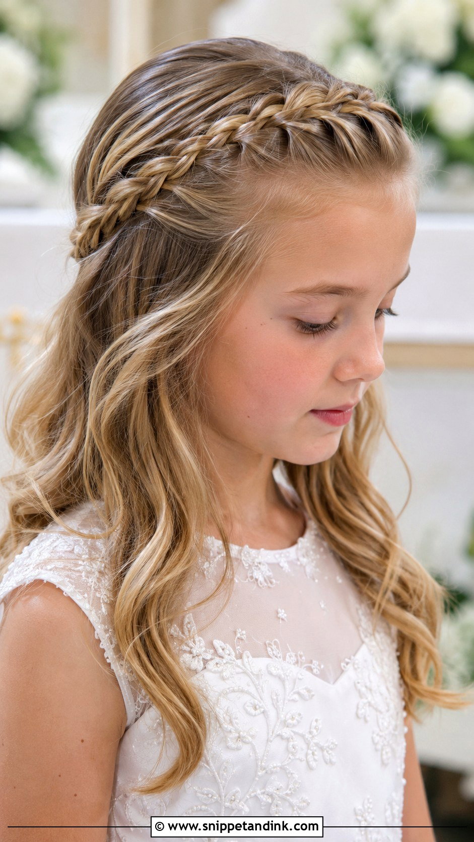 Braided Headband Style - Snippet and Ink - 25 Confirmation Hairstyles