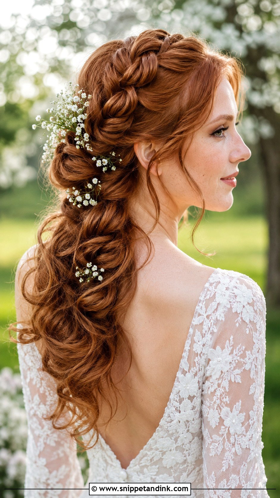 Braided Headband With Hair Down - Snippet and Ink - 20 Wedding Hair Down with Braid Ideas